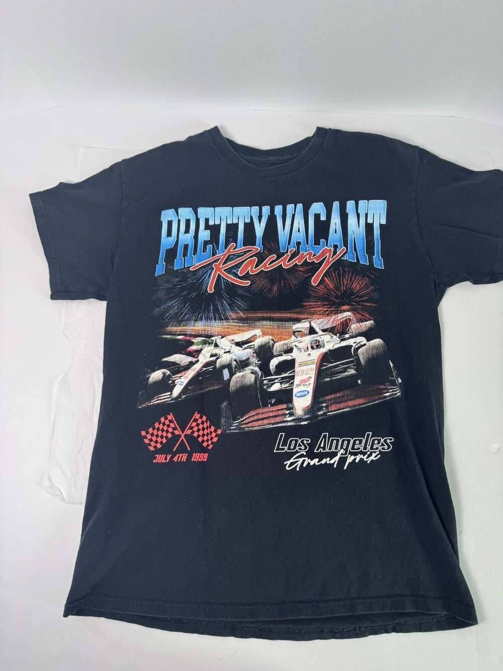 Pretty Vacant Racing LA Grand Prix Graphic T-Shirt X-Large